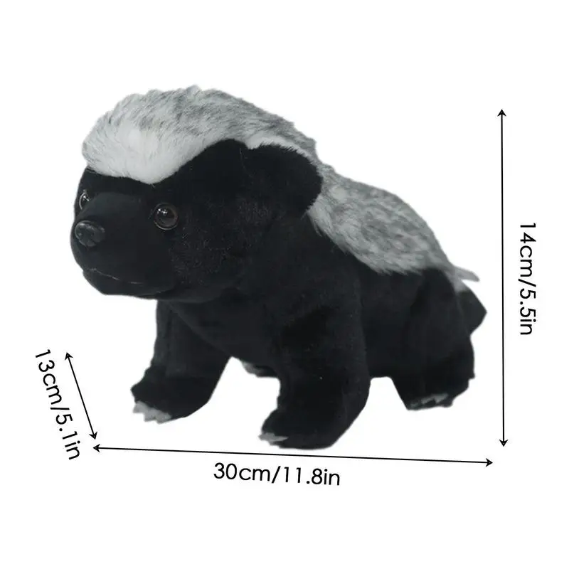 Plush Honey Badger Toy Playful Stuffed Honey Badger Plush Doll Stuffed Toys  Animal Figure Toy Soft Toys Gifts Home Decor For - AliExpress
