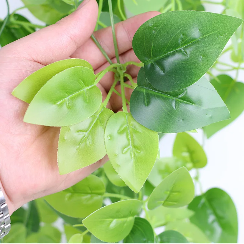 2 Piante Artificiali Appese Di Edera – Rampicanti Finte In Plastica UV Resistant, Lunghe 83,8 Cm, Per Esterno/Interno, Decorazione Da Balcone, Giardino O Ufficio - 5