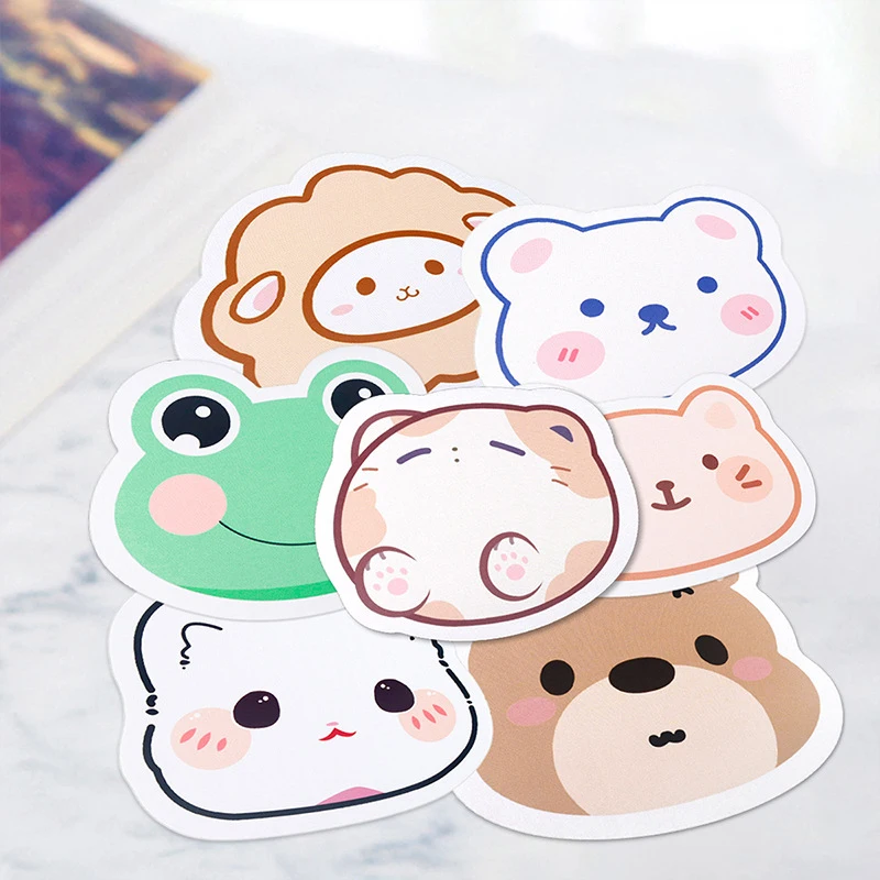 Cute Cat Bear Gaming Mouse Pad Animal Game Mouse Mat Gamer Mousepad Non-slip Rubber Deskpad Office Table Mat Desk Accessories 2