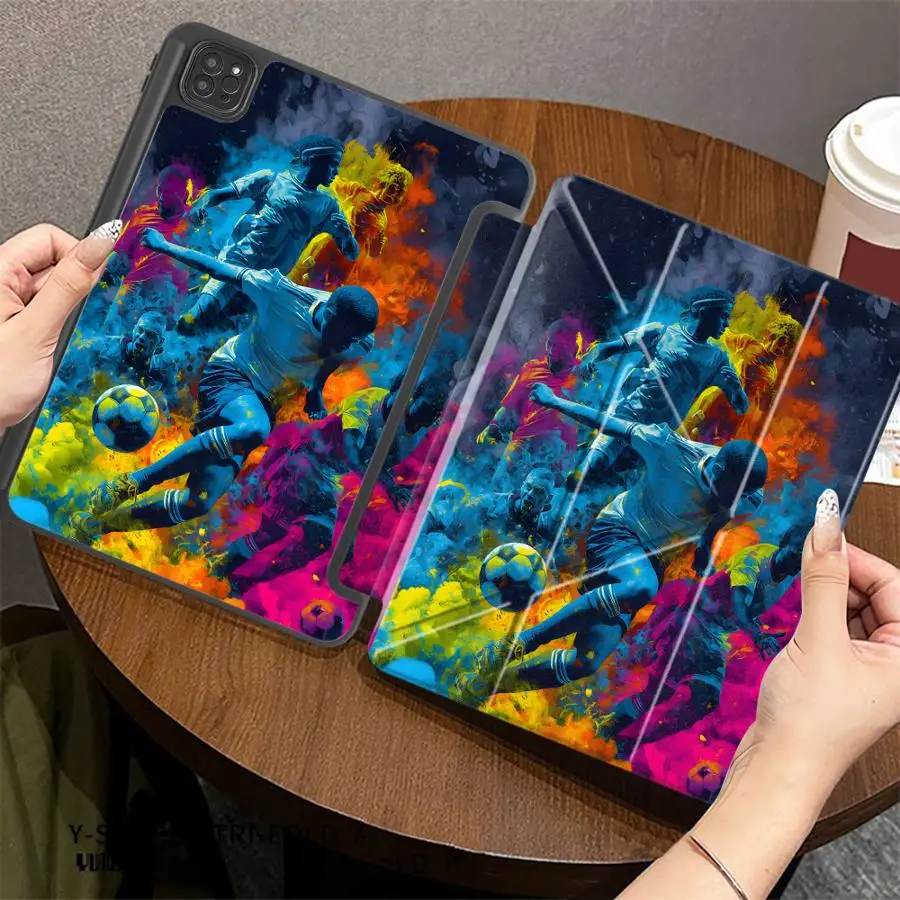 Soccer Match Premium Tablet Case with Holder and Cover