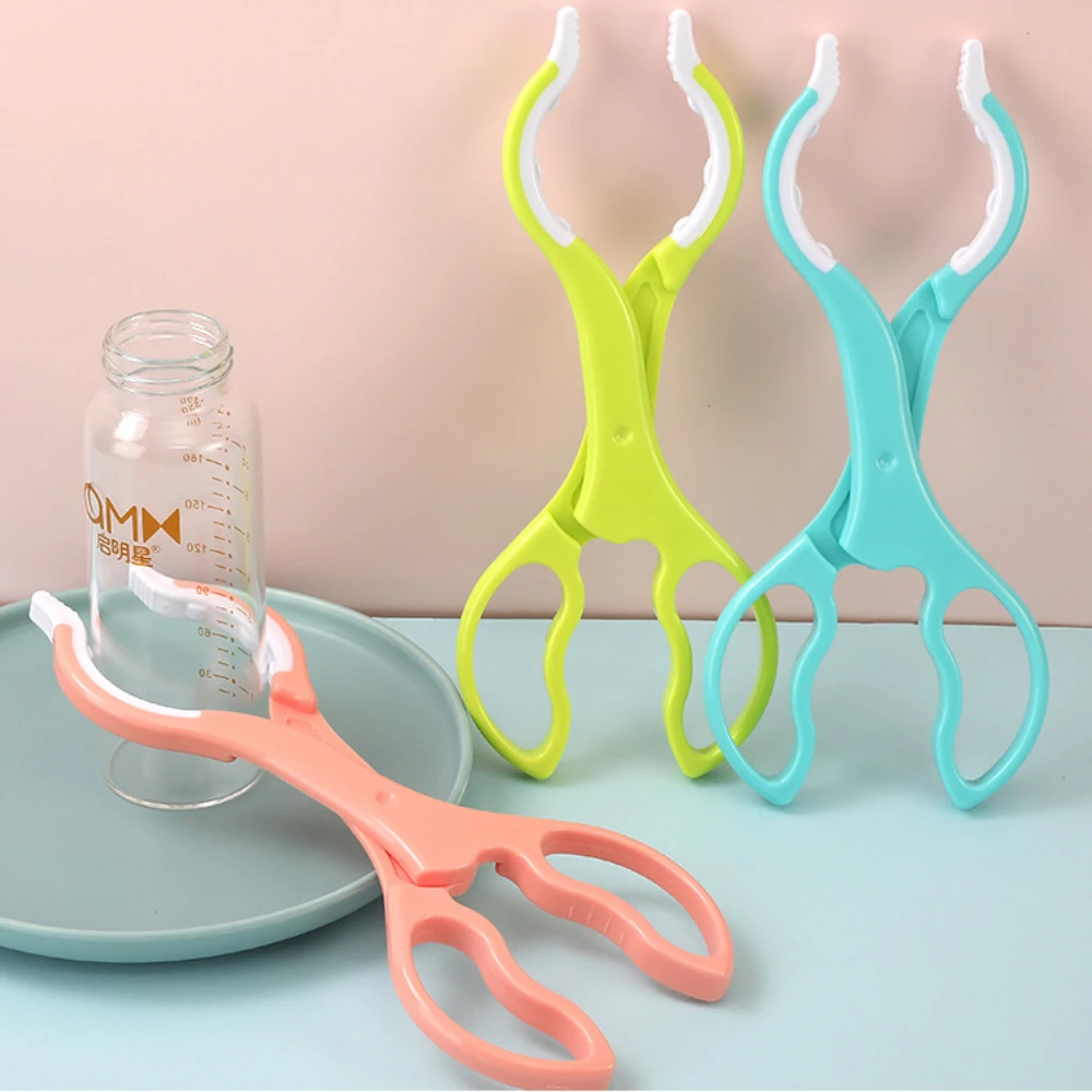 Multi functional high-temperature resistant anti slip silicone baby bottle disinfection clip detachable baby bottle mouth clip