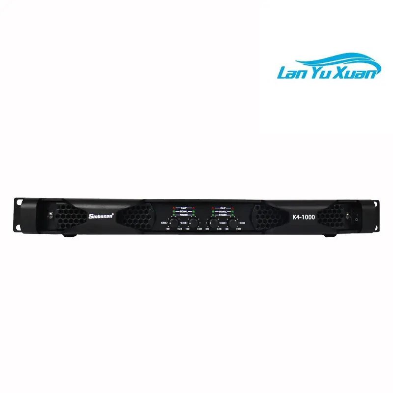 K4-1000 전문 파워 앰프 사운드 장비, 클래스 d 1u, 4 채널