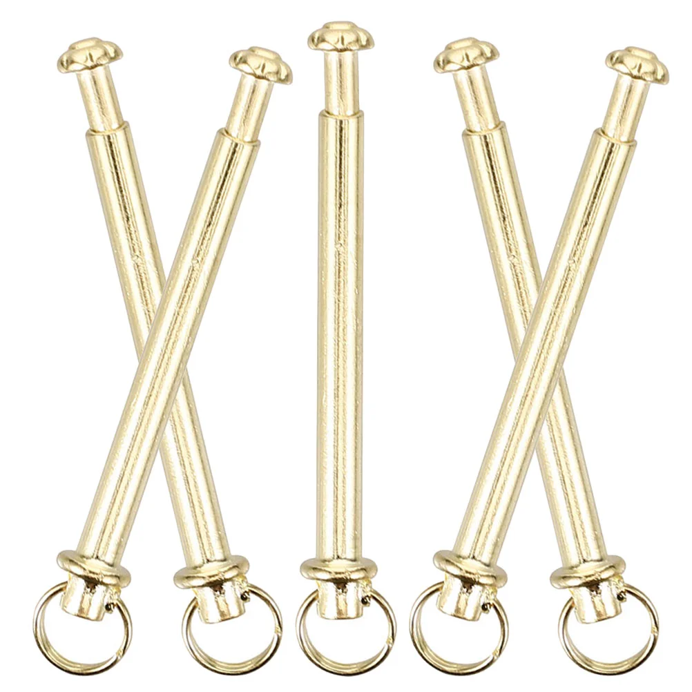 5 Sets Fan Nail Hand Repairing Home Decor Shaft Rivet Nut Rivets Folding Paper Craft Diy Studs Stainless Steel Foldable Fan
