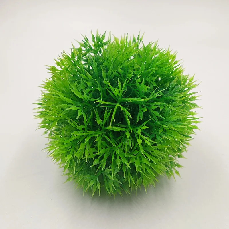 Aquarium Decoration Accessories Artificial Plants Grass Ball Underwater Ornaments Fish Tank Landscape Decor