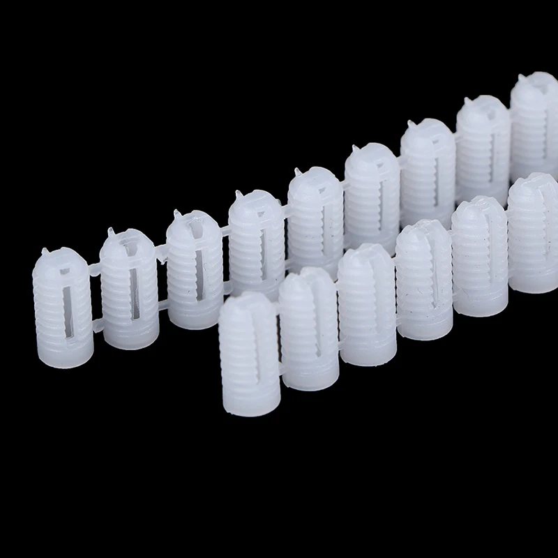 Drywall Anchor Kit Self Tapping Screws Drywall Anchor Expansion Plugs Plastic Wall Anchor Expansion Bolt Set 60PC M4 plastic Expansion Pipe Flat Head Self-Tapping Screw Nylon Tube bolt