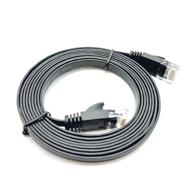 1000M White 0.5m, 1m, 2m, 3m, 5m, 8m, 10m, 15m Cable RJ45 CAT6 Ethernet  Network Flat LAN Cable UTP Patch Router Cables - AliExpress