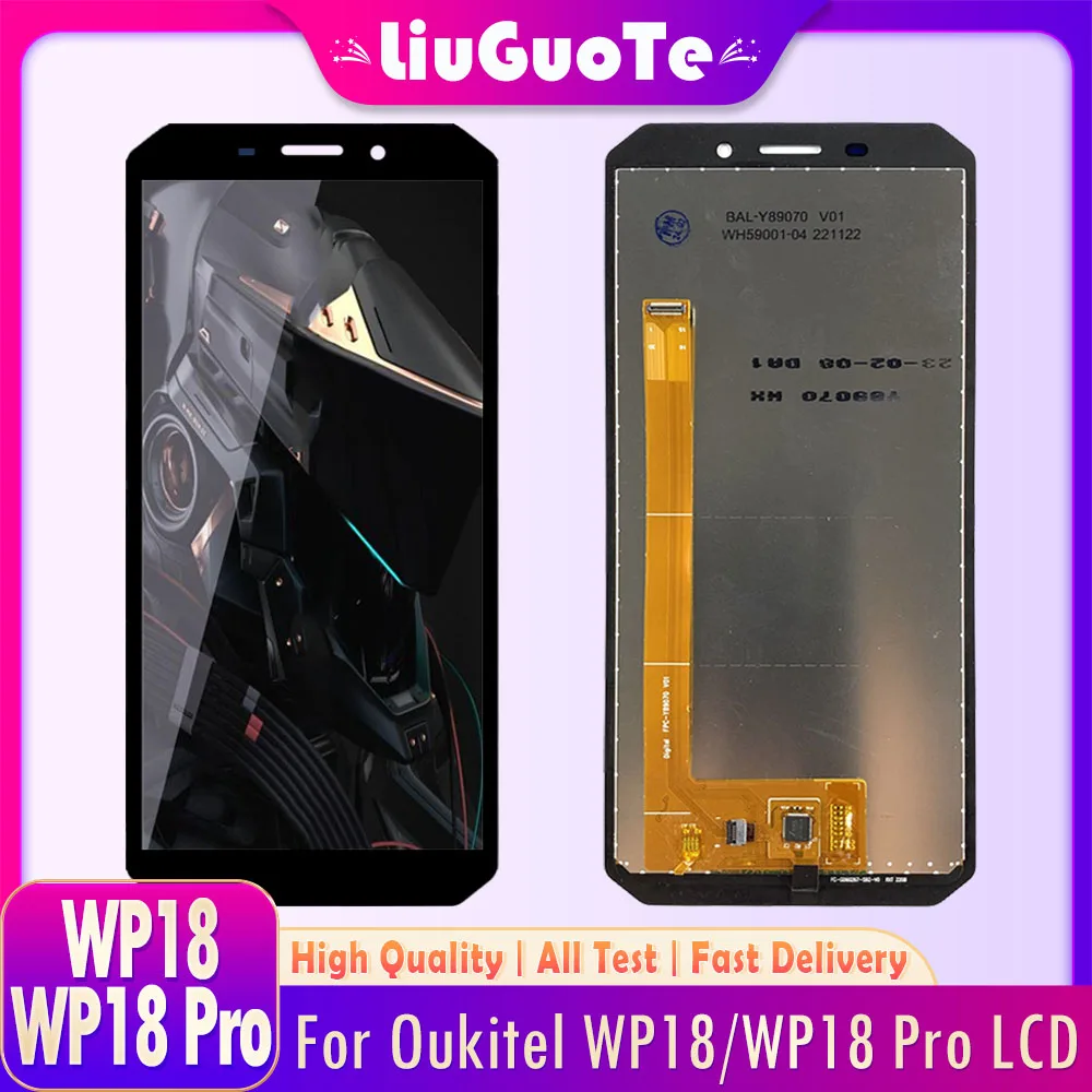LCD Con Touch Screen Per Oukitel WP18 – Nero, Assemblaggio Digitizer + Vetro + Strumenti - 3