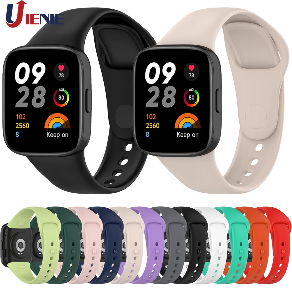 

Silicone Watch Band for Redmi Watch 3 Smart Watch Strap Watchband Bracelet for Redmi Watch3 Sport Replacement correa