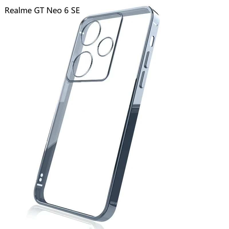 Cover For Realme GT Neo 6 SE Case Luxury TPU Soft Silicone 