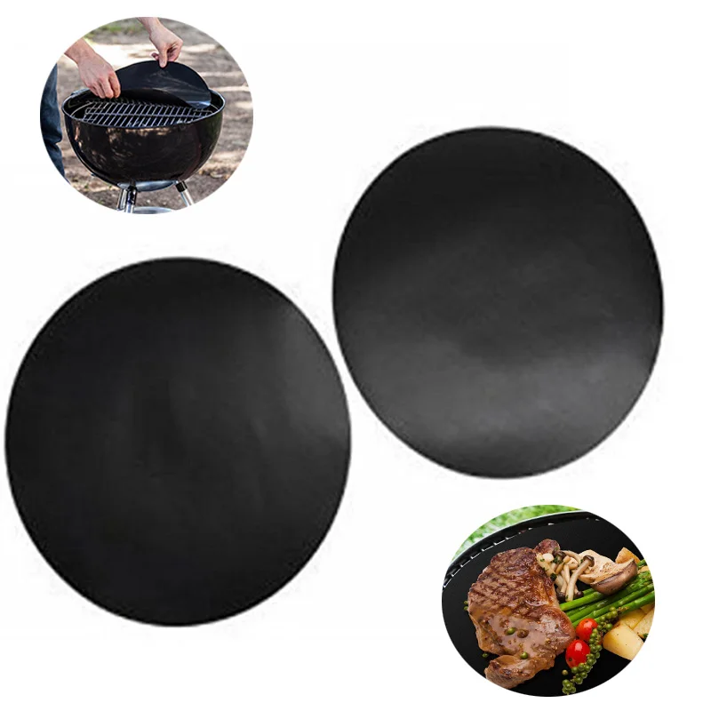 Frying Pan Liner Reuseable Non-stick Pad Fiberglass Cloth Kitchen Tool