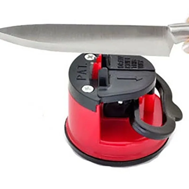 

2023 Tungsten steel knife sharpener Mini sucker knife sharpener kitchen supplies