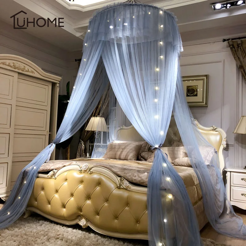 Purple 60cm by 260cm by 850cm wiFndTu Elegant Lace Insect Bed Canopy Netting Curtain Round Dome Mosquito Net Bedding