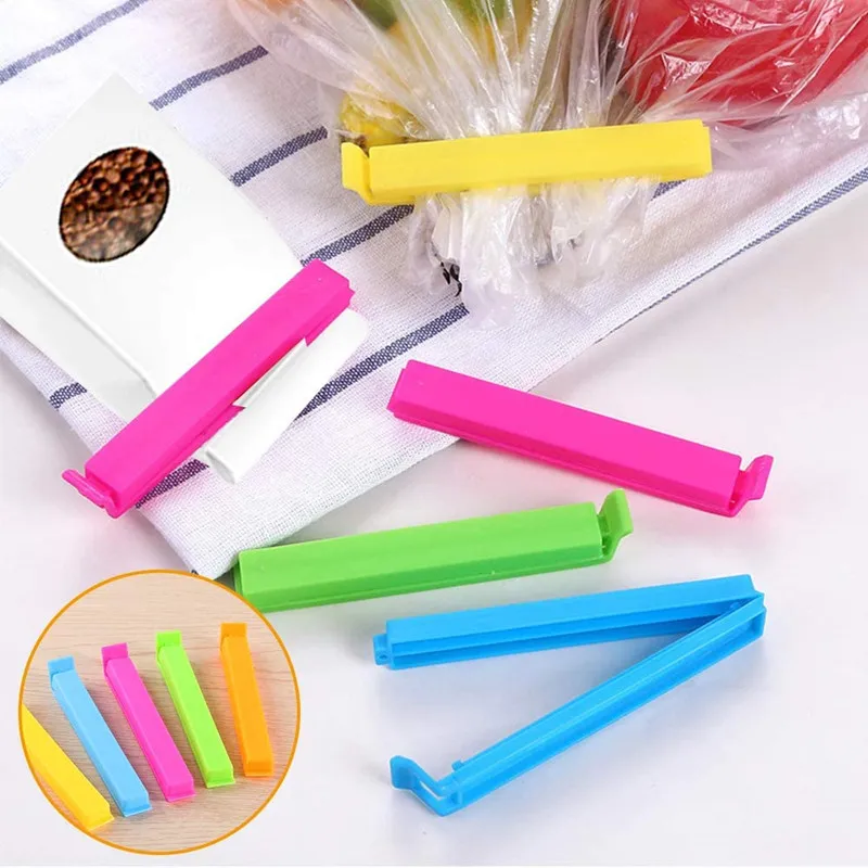 

Multifunctional Food Snack Storage Sealer Portable Kitchen Sealing Bag Clips Snack Bag Sealing Plastic Packaging Bag Clips