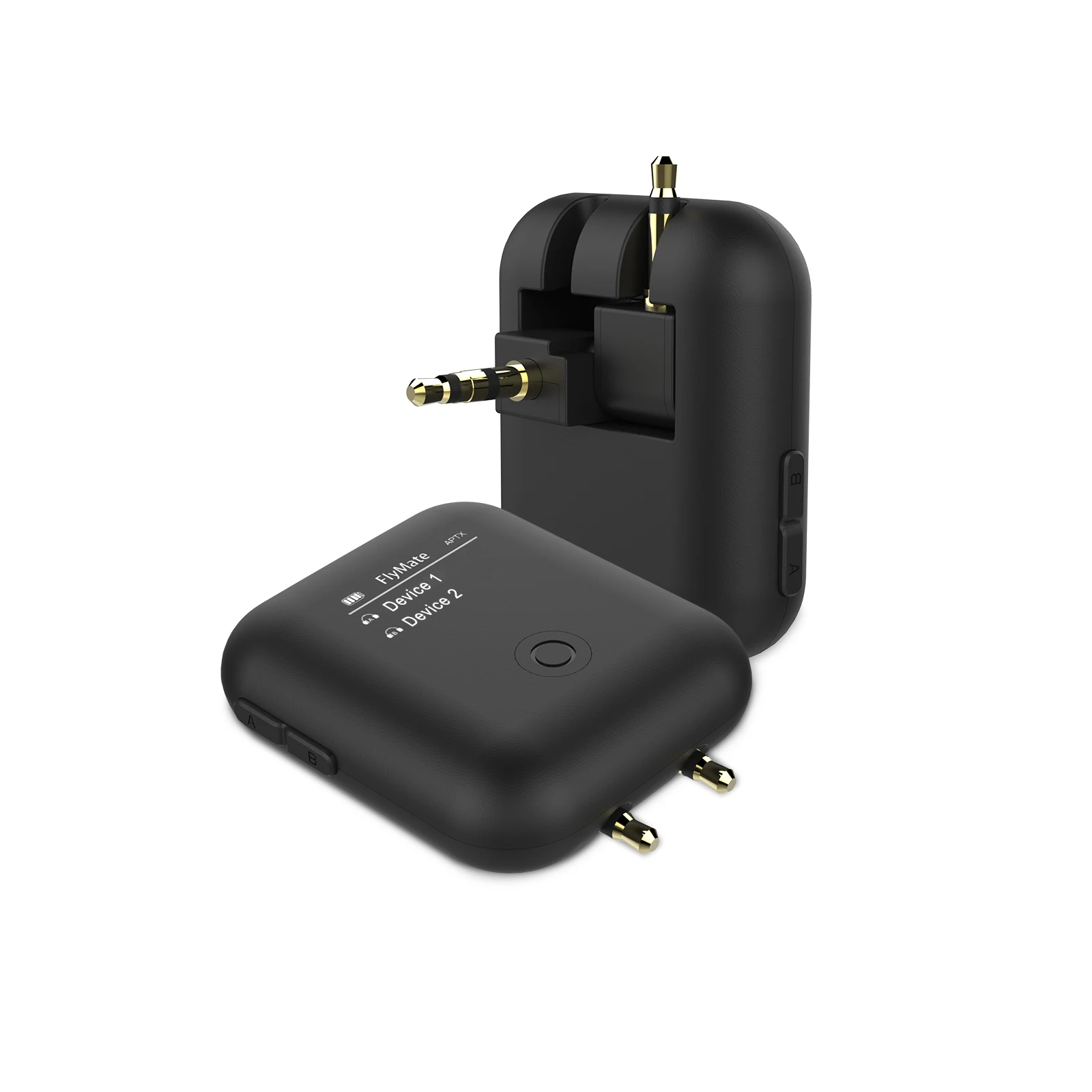 비행기 오디오용 eppfun Fly01 Bluetooth 5.0 송신기, 3.5mm 잭 오디오 어댑터 동글이 있는 aptX HD 송신기..