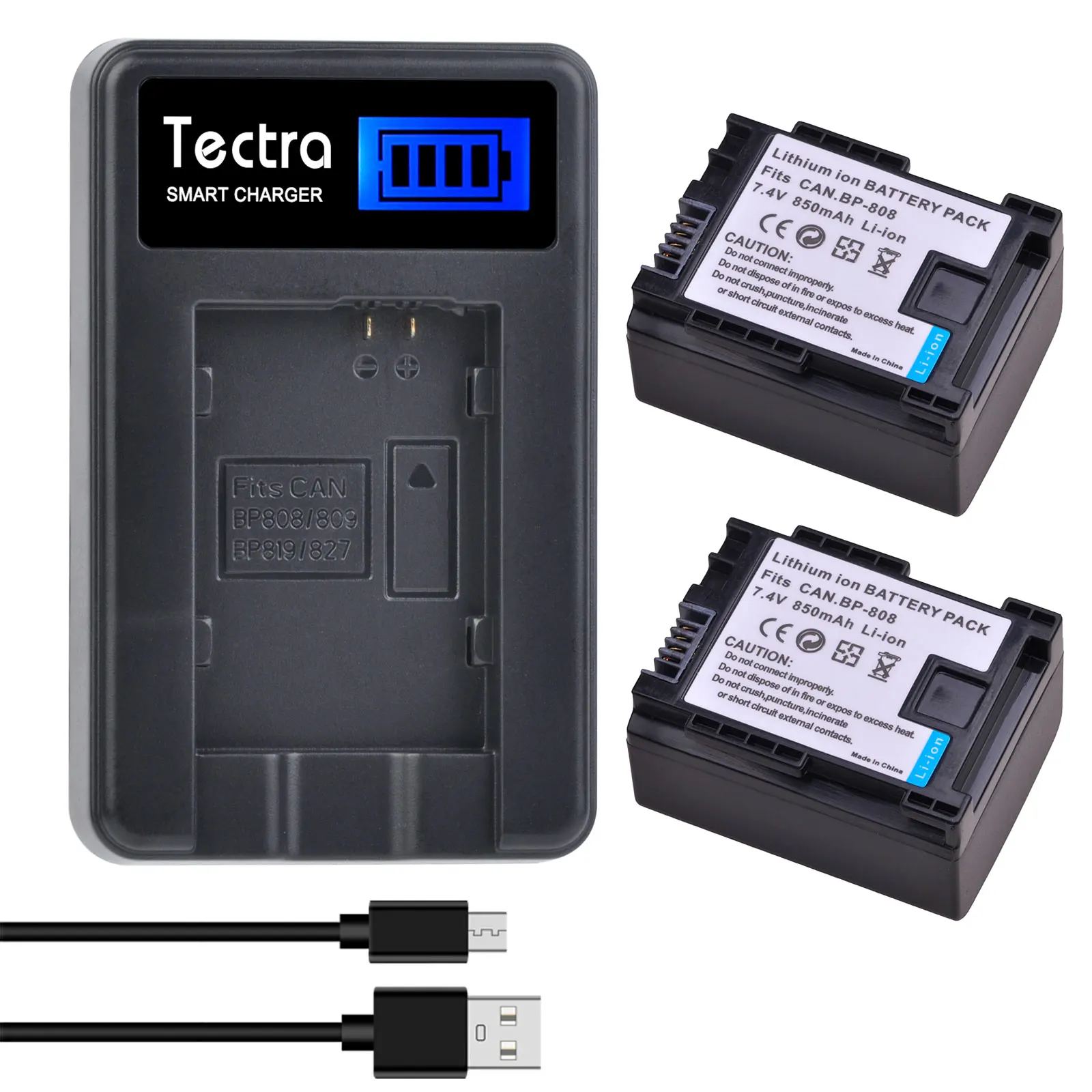 850Mah Bp-808 Bp 808 Batteria Li-Ion + Caricabatterie Lcd Per Canon Bp-827 Bp 827 Bp-819 Bp-807 Bp-809 Xa10 Hf20 Hf10 Hf100 Hg20