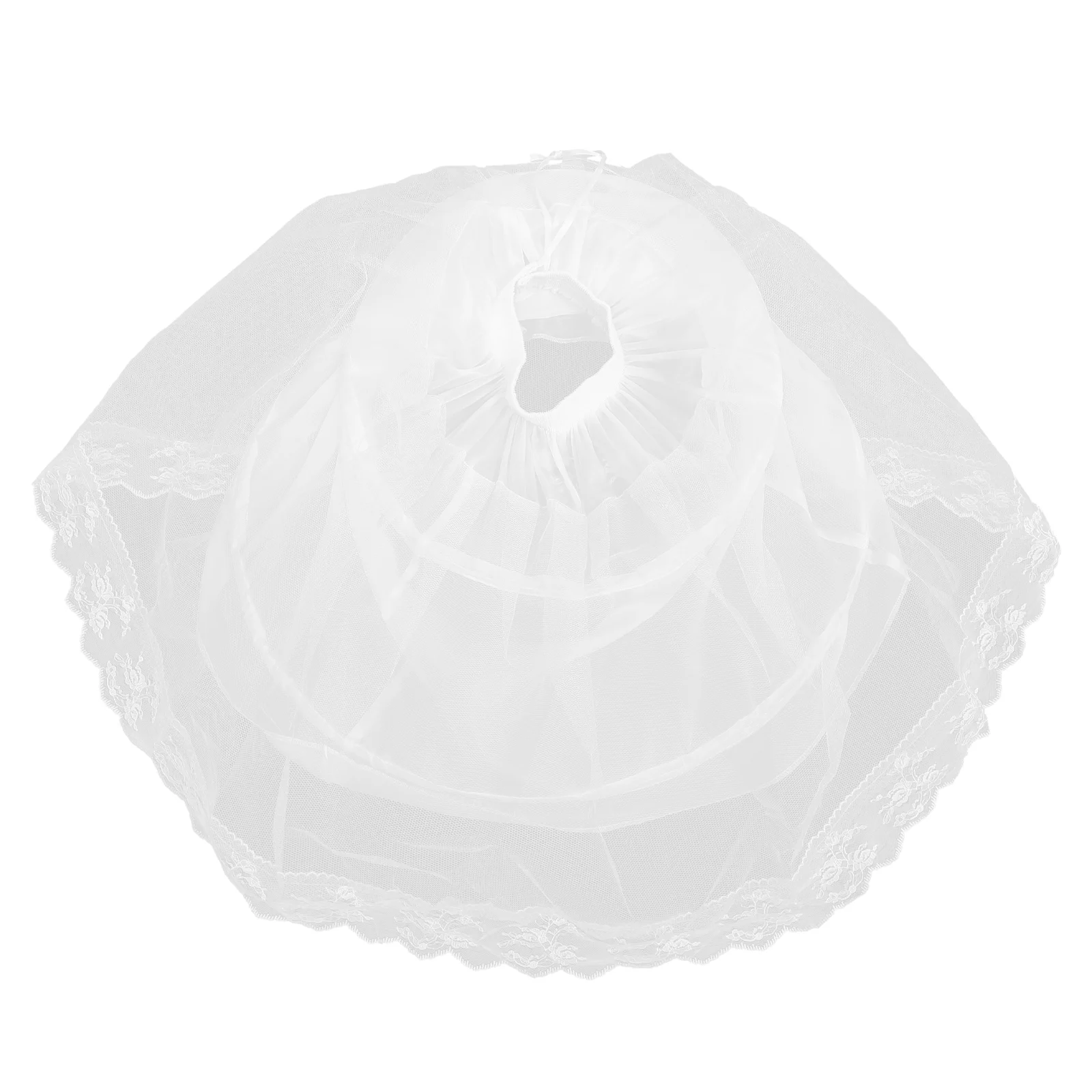 Prom Children's Panniers Baby Fairy Dress under Part Kids Polyester Taffeta Showing