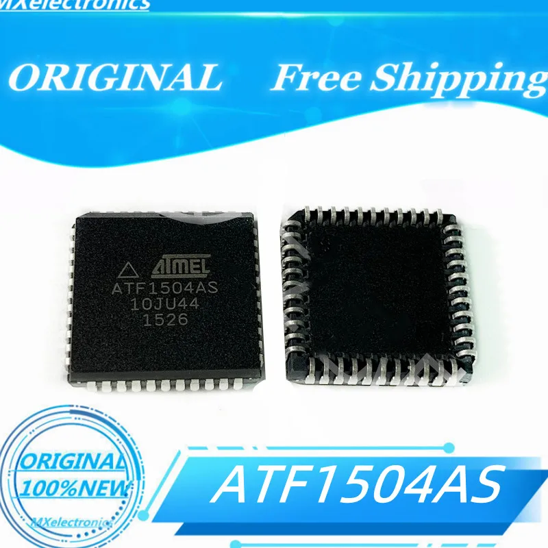 1 개-10 개/몫 100% 새로운 ATF1504AS-10AU44 QFP44 CPLD-복잡한 프로그래밍 가능 로직 장치