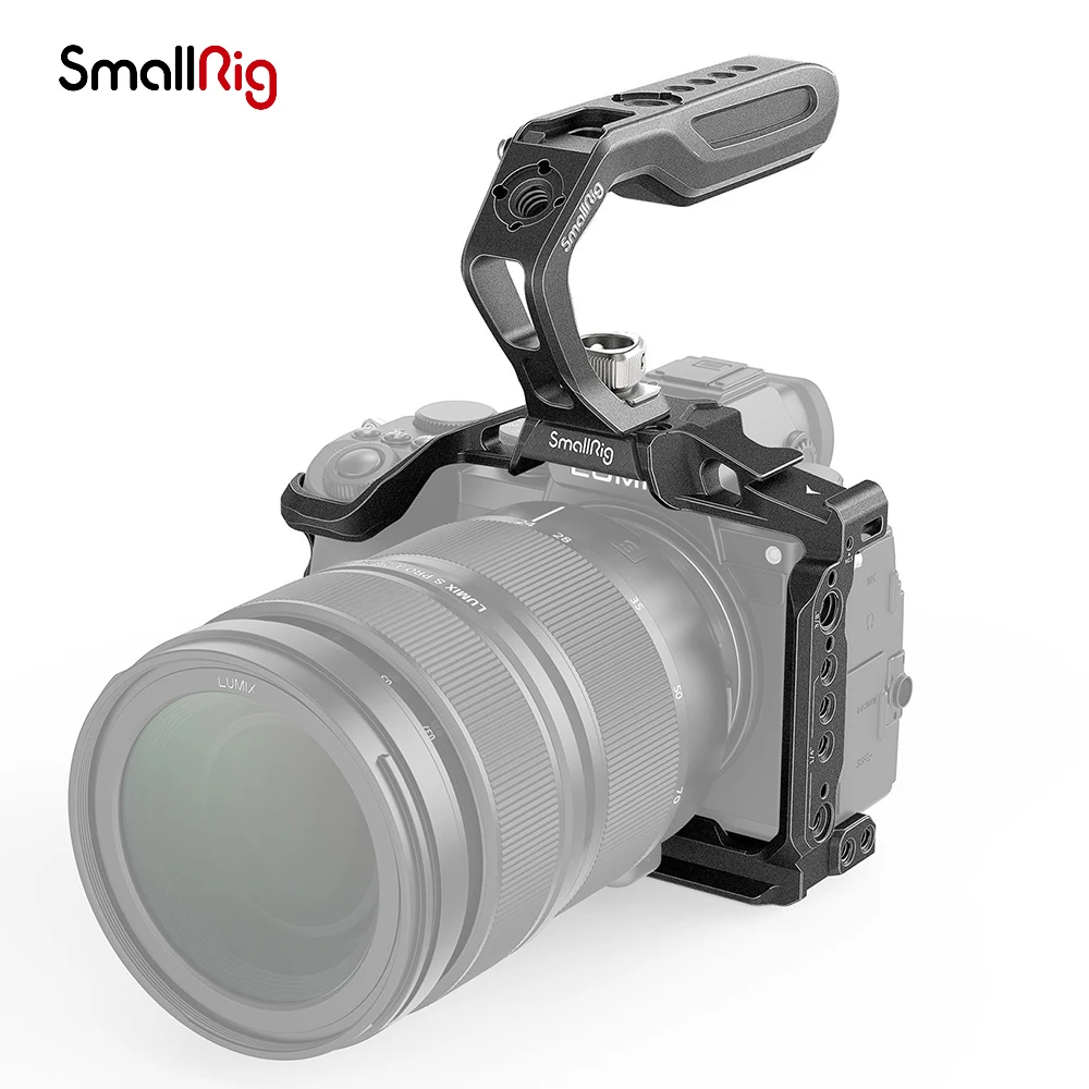 Kit Gabbia Per Fotocamera Mamba Nera Smallrig Per Kit Gabbia Portatile Portatile Panasonic Lumix S5 Punti Di Montaggio Accessori Multipli 3790
