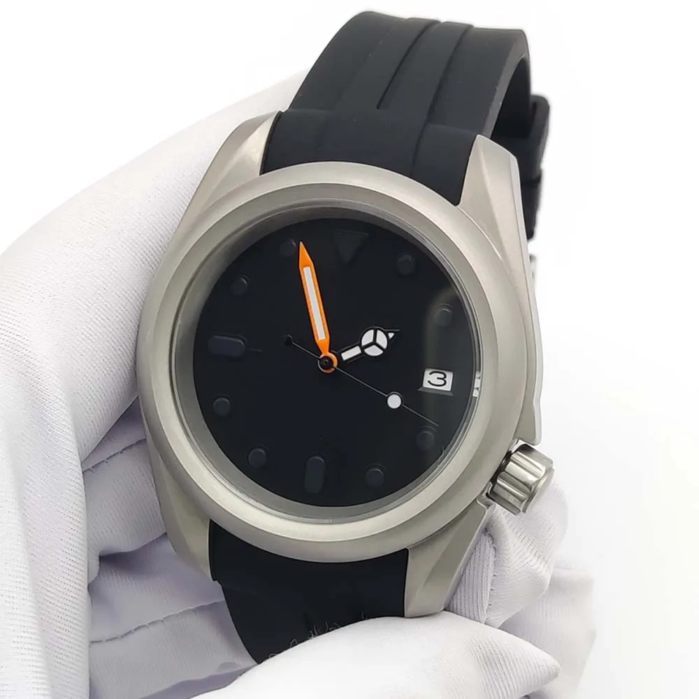 40MM Men's Mechanical Watches Automatic Watch For Men Dates Sapphire Steel Watch Japan NH35 Wristwatch 4