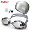 New Unisex Electroplate Glasses Professional Swimming Goggles Adults Waterproof Swim Uv Anti Fog Adjustable Glasses Pool Glasses 4