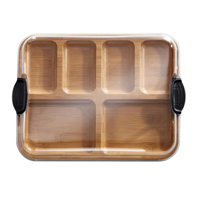Bamboo Cutting Board With Lid 11X14 Inch Perfect For Charcuterie Snacks