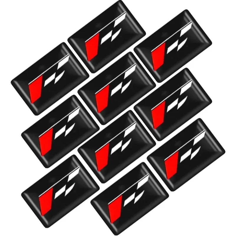 10PCS 자동 에폭시 스티커 데칼 자동차 인테리어 액세서리 Fiat Doblo Panda Aegea Palio Stilo 500c Punto Bravo Tipo 장식