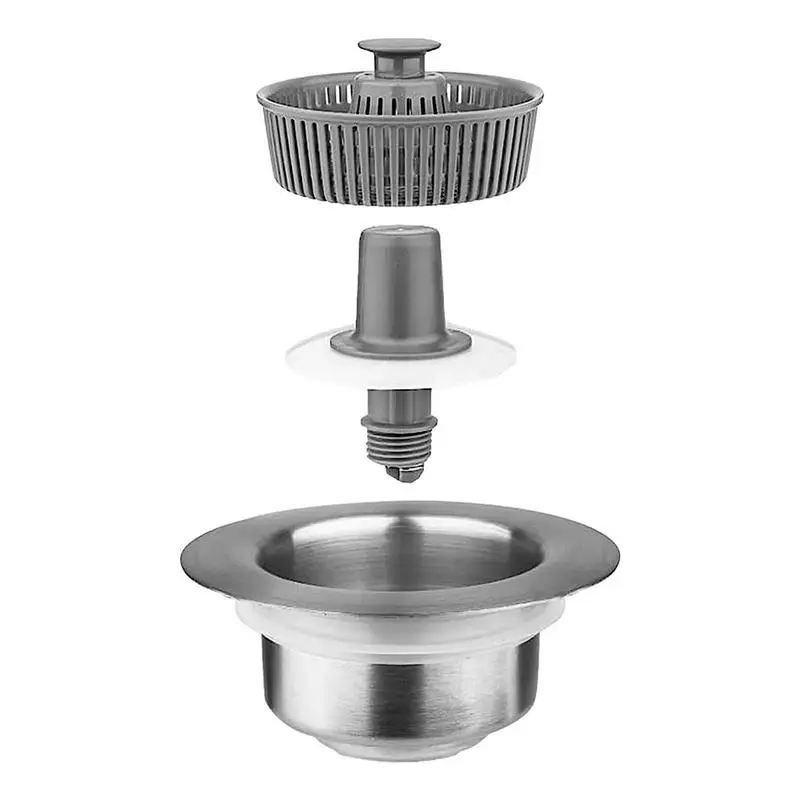 

Sink Drain Strainer Multifunctional Waste Collector Reusable Kitchen Sink Drain Filter Stainless Steel Sink Food Catcher Tools