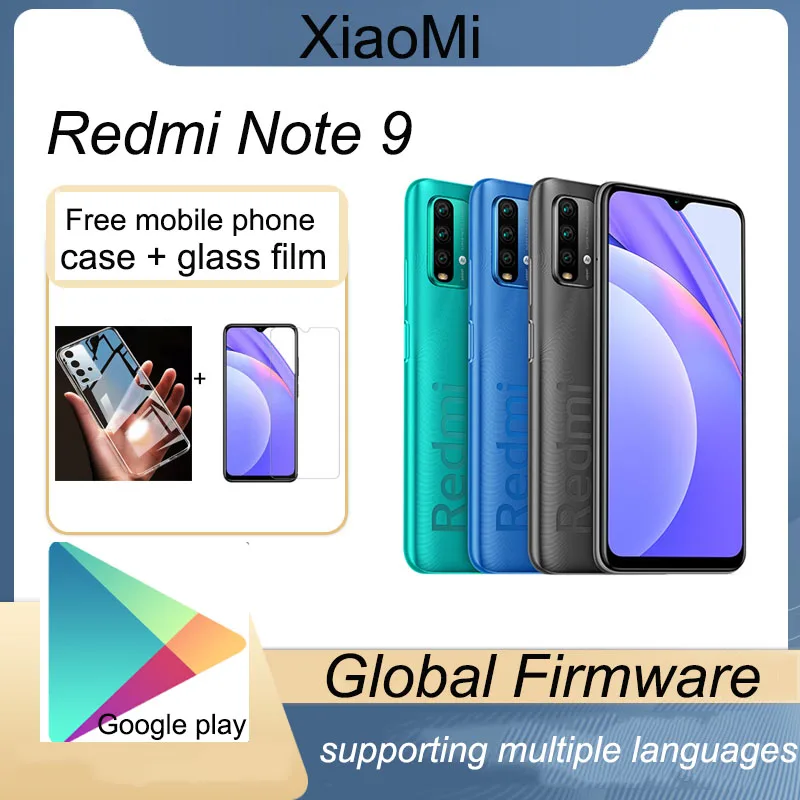 Xiaomi Redmi Note 9 Global ROM 4GB 128GB Smartphone 6000mAh Battery Snapdragon 662 Octa Core 48MP Camera 9T | Мобильные телефоны и