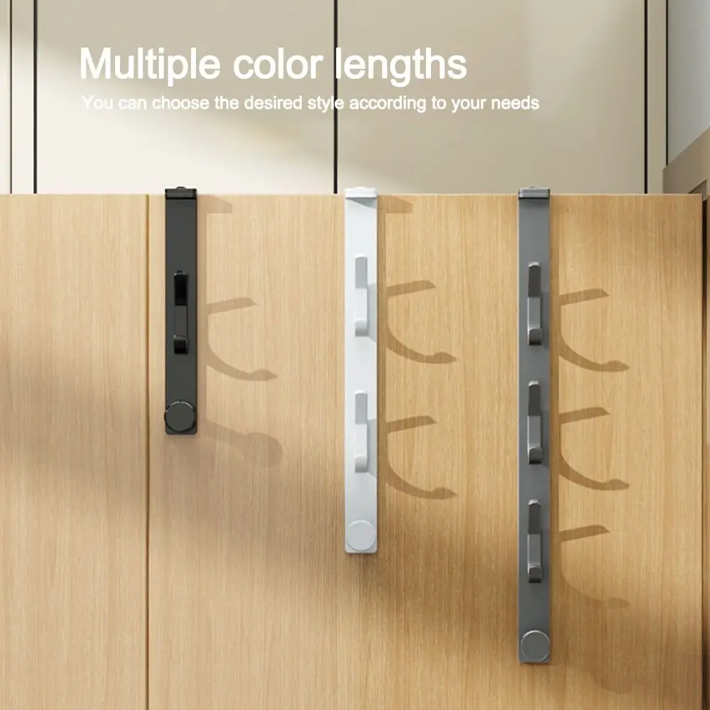 Adjustable Wall Mounted Door Hooks for Clothes and Bags