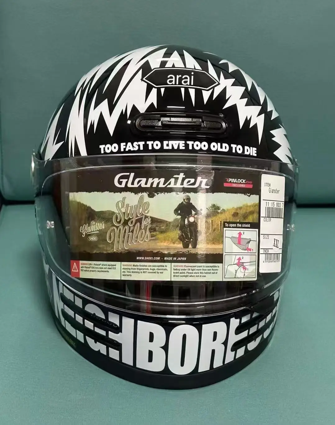 Full Face Motorcycle helmet glamster Neighborhood X DSC TC-5