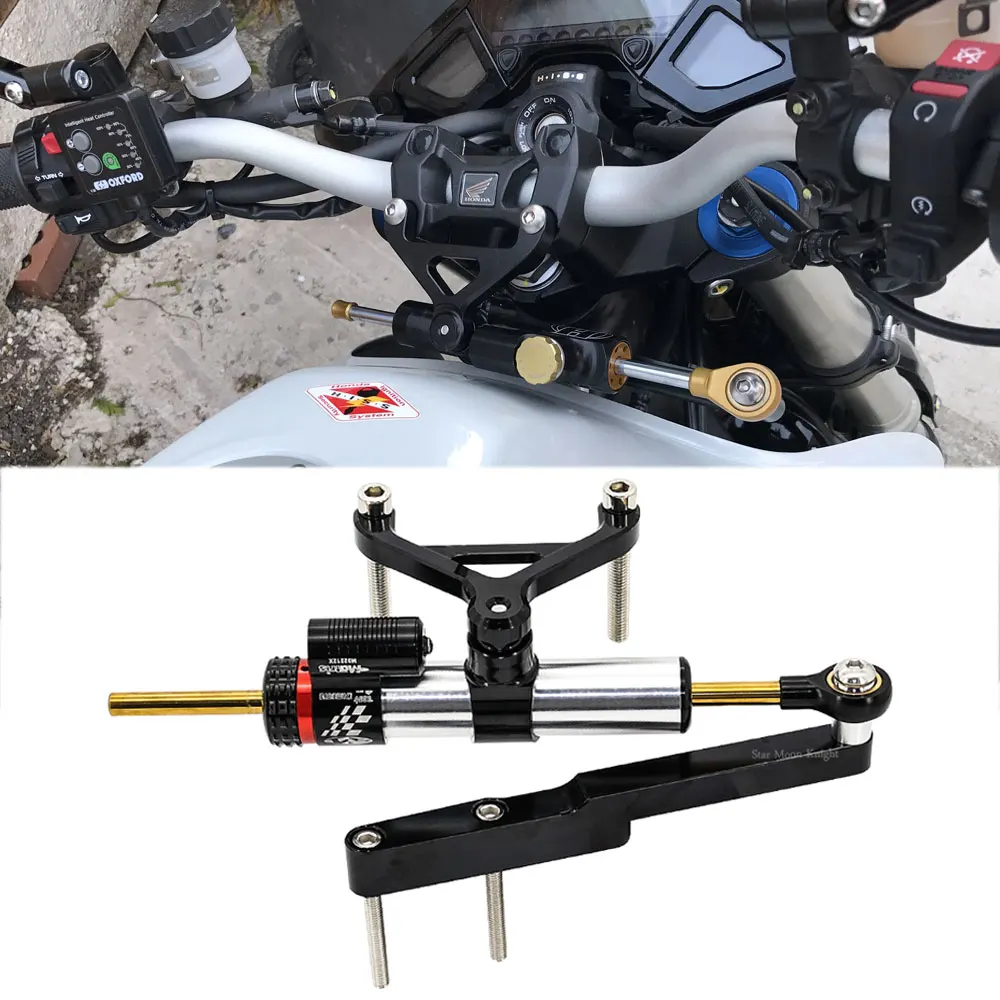 MotorcycleSteeringStabilizerDamperMountingBracketKitForHONDA