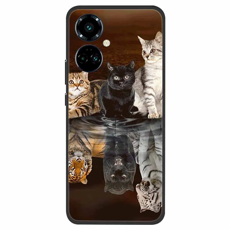 Sleek Black Silicone Bumper Phone Case - Premium TPU Coque