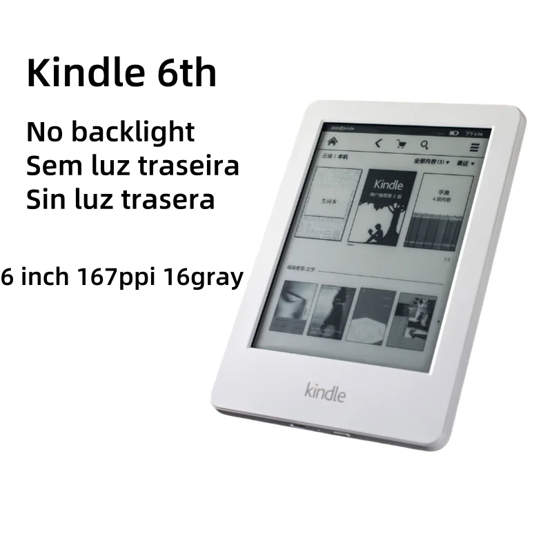 kindlePaperwhite 6th k6 Used registrable Ebook Reader Ereader E