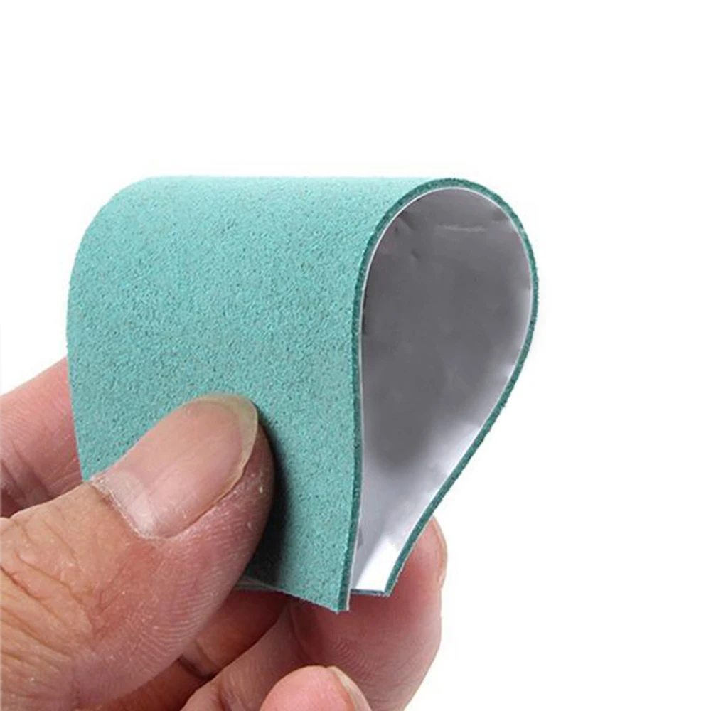 10개 5x10cm 카본 파이버 스웨이드 펠트 천 모든 카드 스퀴지 스크래퍼용 비스크래치 엣지 비닐 자동차 랩 틴팅 보호기