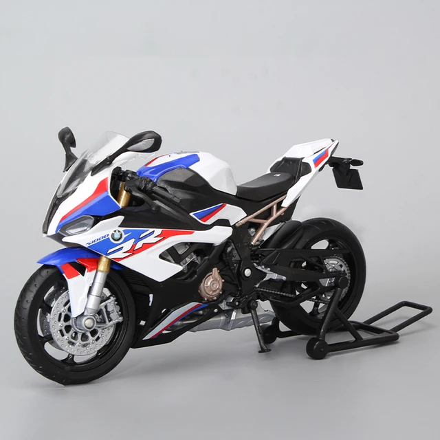 WELLY 1/12 BMW S1000RR 2021 Die Cast Motorcycle Model Toy Vehicle Collection Autobike Shork-Absorber Off Road Autocycle Toys Car 3
