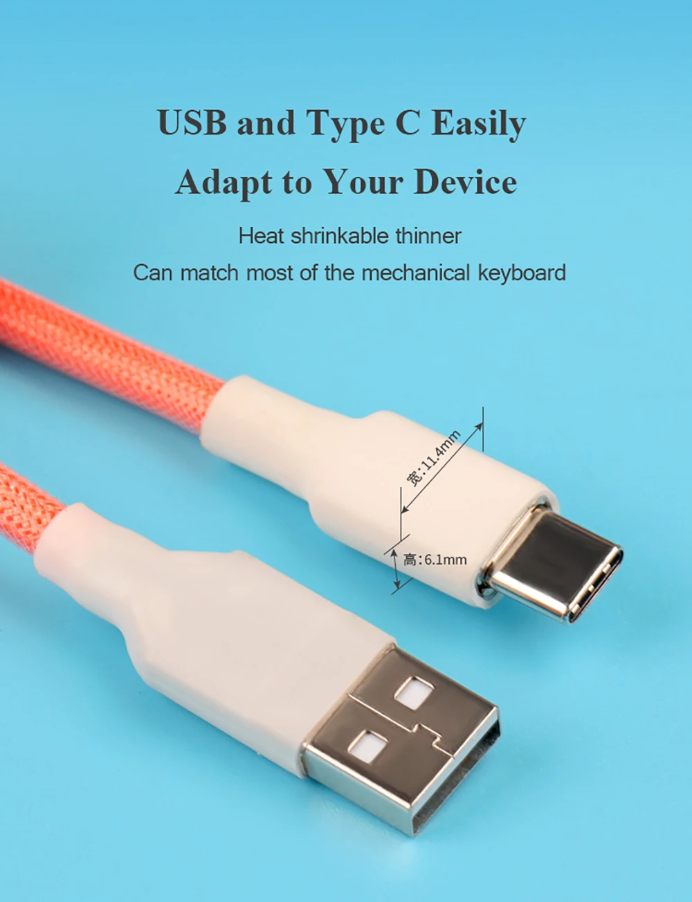 USB tipo C, conector do aviador do