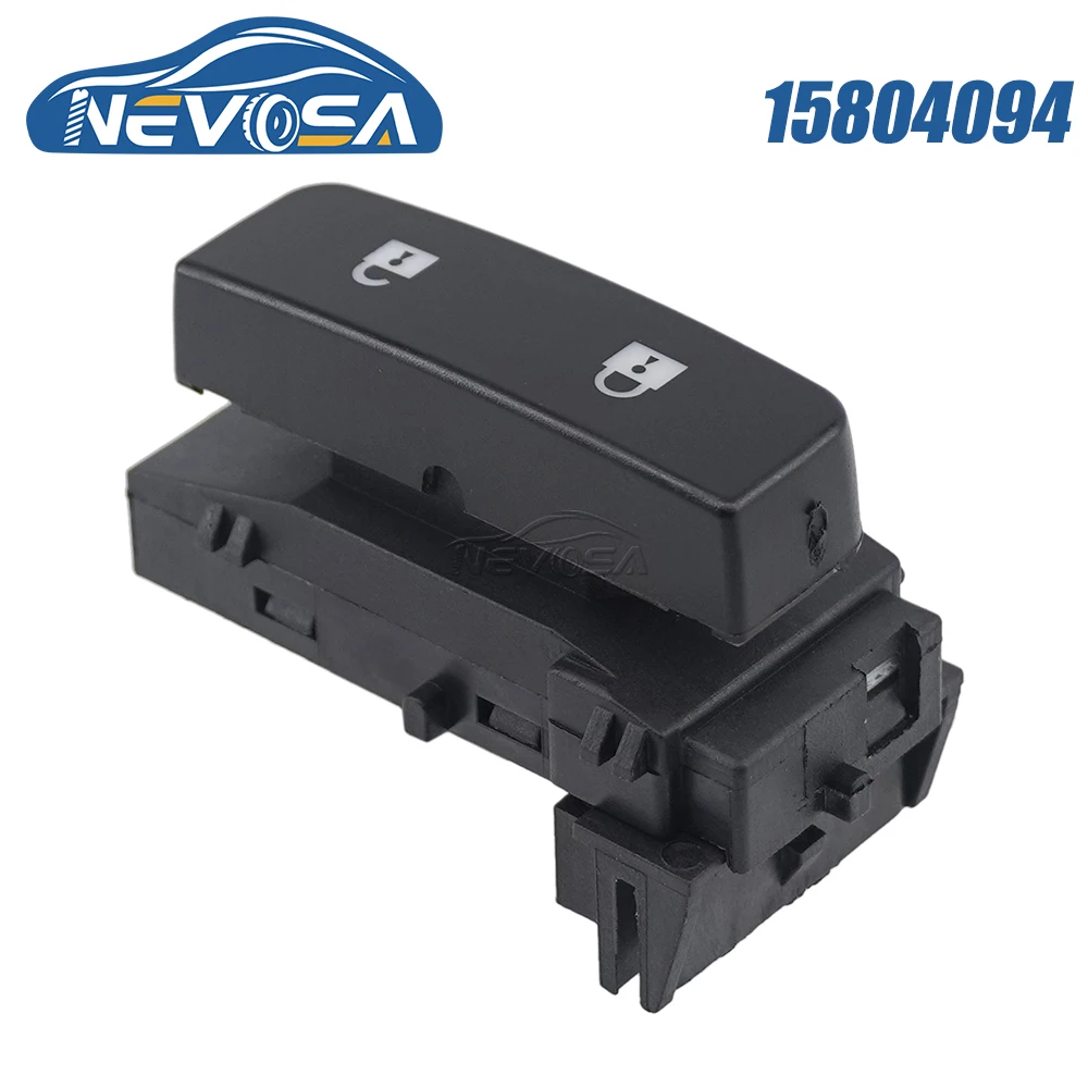 

NEVOSA 15804094 For Chevrolet Traverse Silverado GMC Sierra 1500 2500 3500 901109 Right Locking Safety Switch Door Lock Button