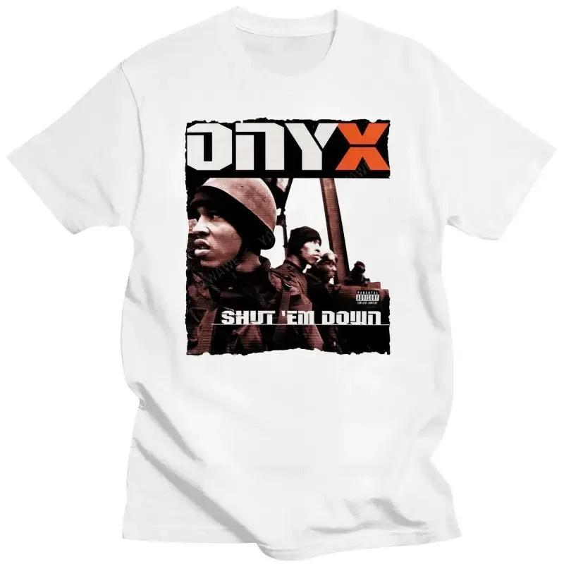 

Новая модная брендовая футболка teeshirt Sticky fingas Onyx Rap 90s, ретро, винтажная, в стиле Crazy Face, в стиле хип-хоп, Мужская футболка с коротким рукавом