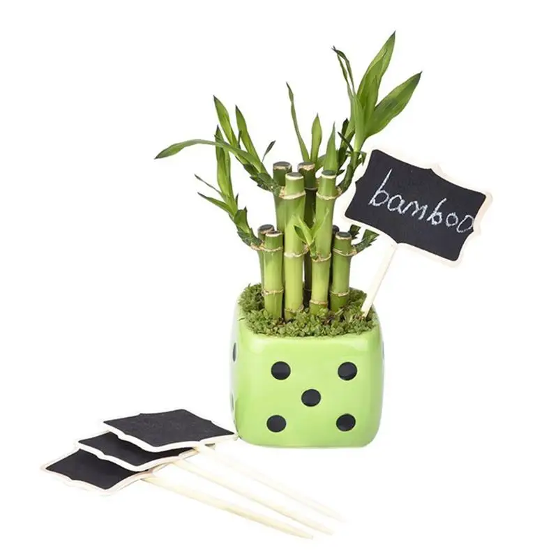 10pcs 6x8cm Mini Chalkboards Blackboard for Message Board Signs Chalkboard Price Tags Tag Blackboard