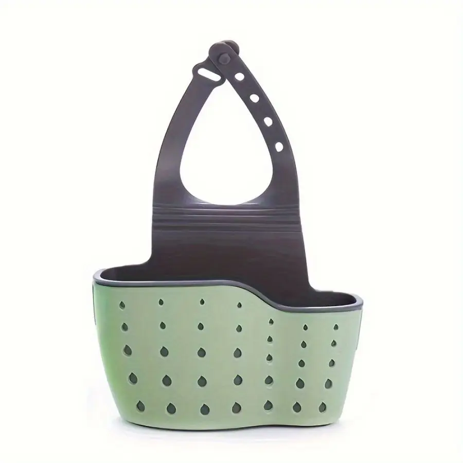 Adjustable Kitchen Sink Organizer Set: Includes Soap Sponge Holder And Hanging Drainage Bag for Kitchen Accessories
