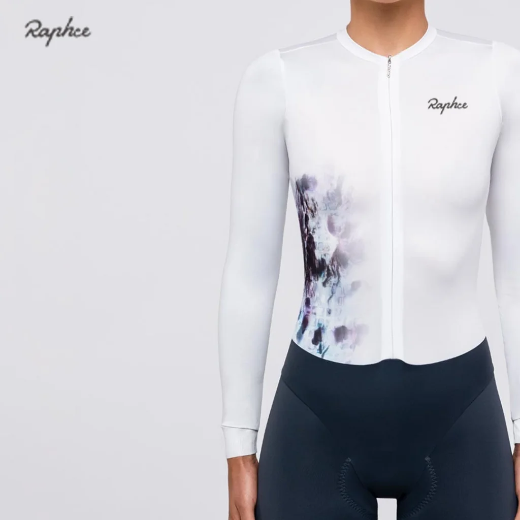 Cycling Shirt Women Sports T Shirt Raphce competitive women's slim-fitting cycling jersey trousers road bike quick-drying breathable sun protection long sleeves