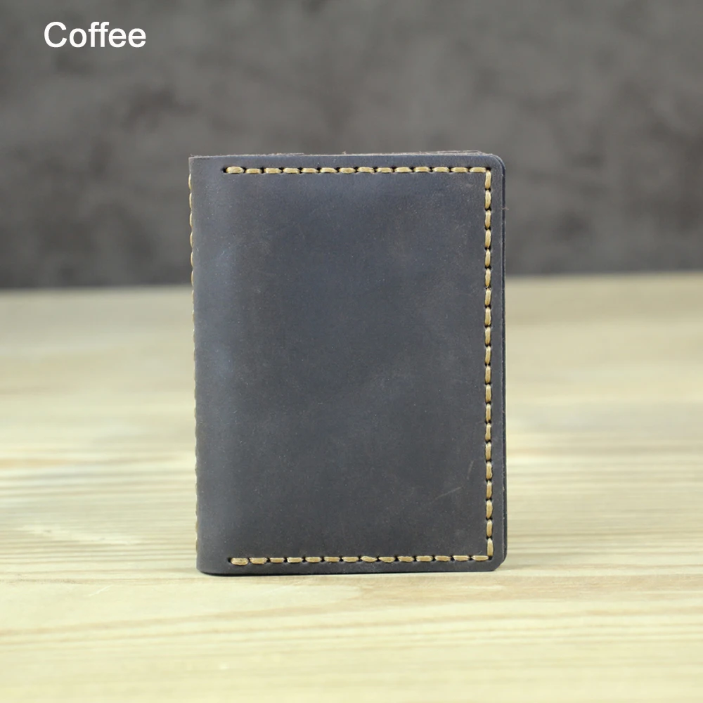 Premium Handmade Vintage Leather Card Holder and Wallet Sleeve