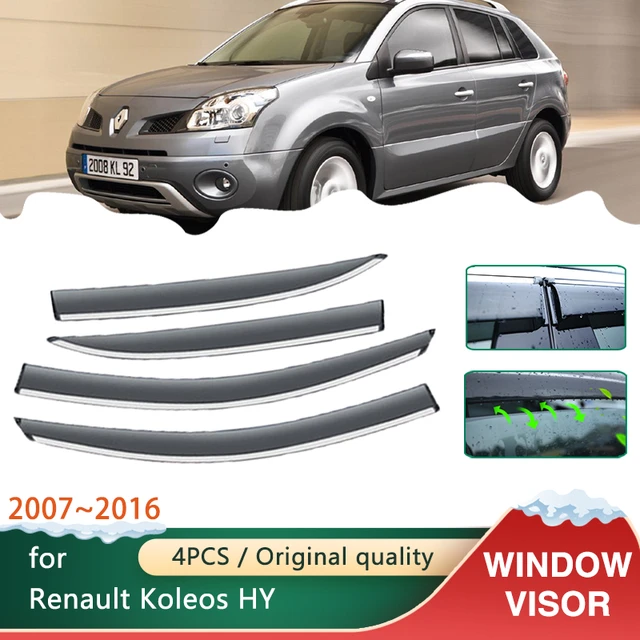 4 visières latérales de voiture pour Renault Koleos HY, Samsung