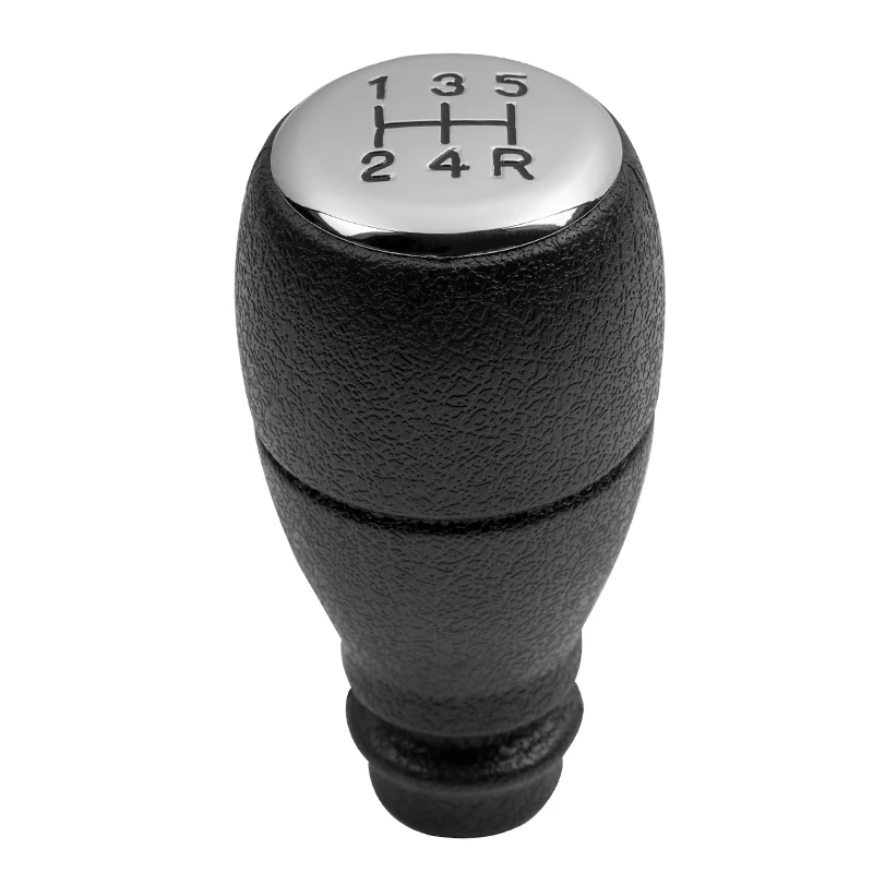 Chrome Gear Shift Knob Lever Pen For Citroen Berlingo / Peugeot Partner 2008 2009 2010 2011 2012 2013 2014 2015 2016 2017 2018