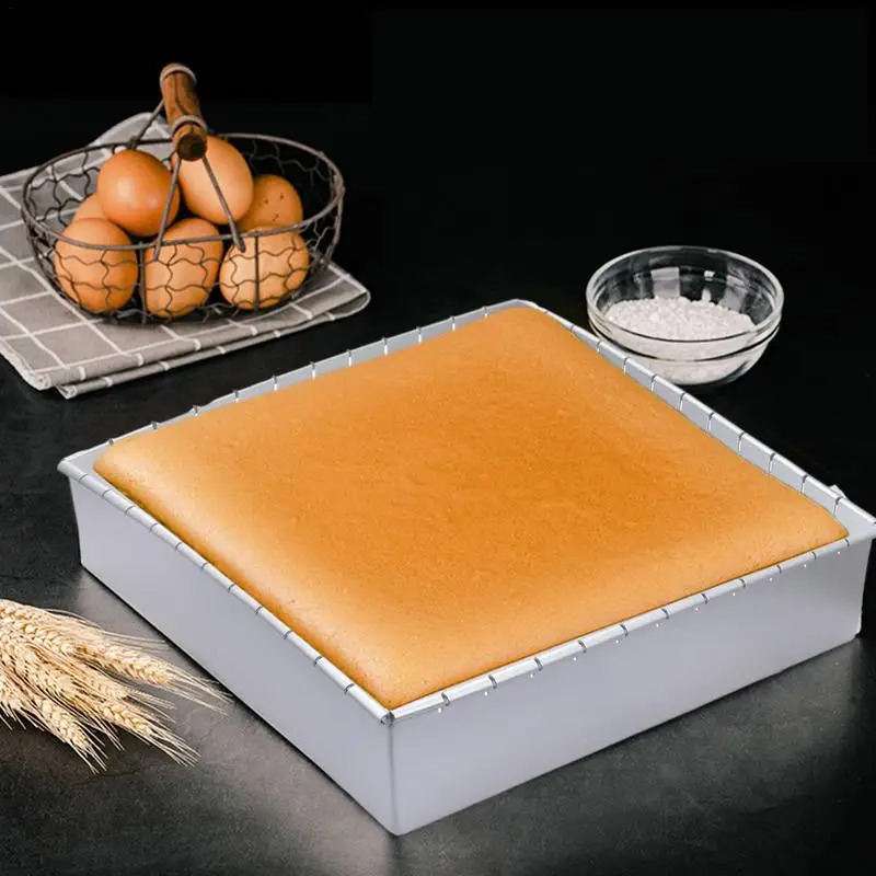 20Pcs Paper Baking Pan Greaseproof Paper Holder Chiffon Cheesecake  Disposable Cake Mold Toast Bread Pan - AliExpress