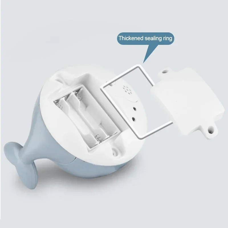 Baby Light Up Bath Toys Whale Automatic Sprinkler Bathtub Toys kids Infant Swim Pool Bathroom Toys Gifts With Music LED Light 3