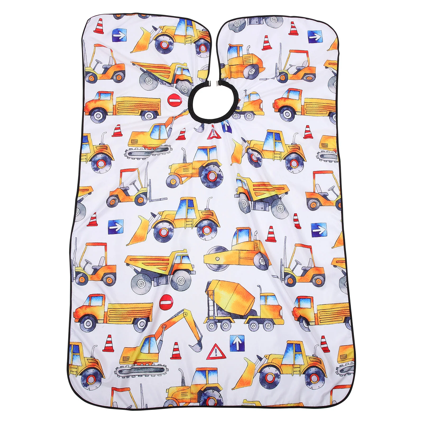 

Nail Stickers Skull Hair Stylist Gown Children's Barber Cloth Cape for Adults Haircut Pongee Supplies