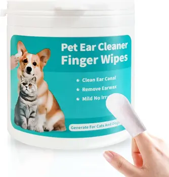Pet Ear Cleaning Finger Wipes 1