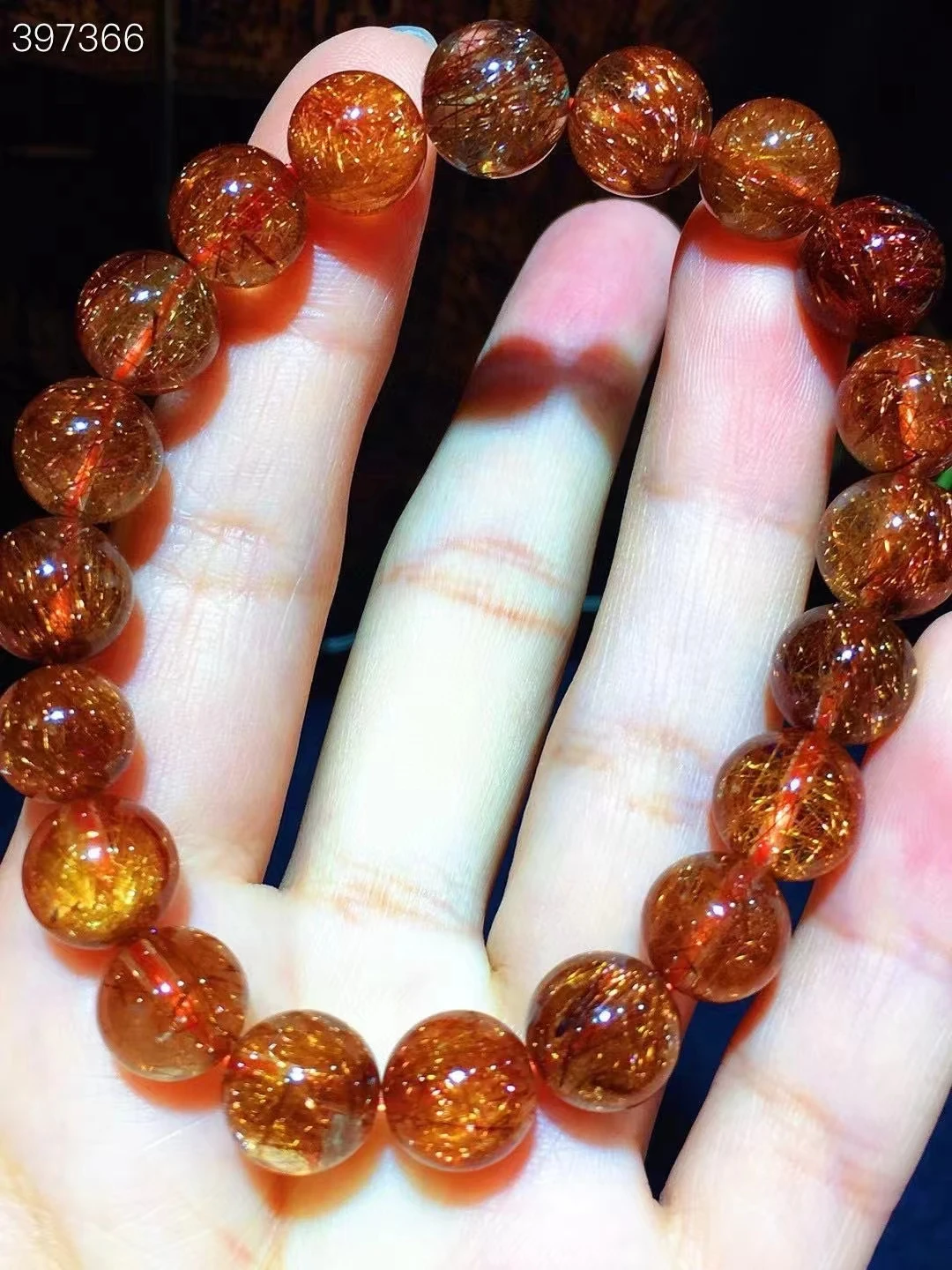 

Браслет из натуральной меди, 9,6 мм, рутилированный кварцевый браслет, «кошачий глаз», круглые бусины, рутилированный женский и мужской браслет AAAAA