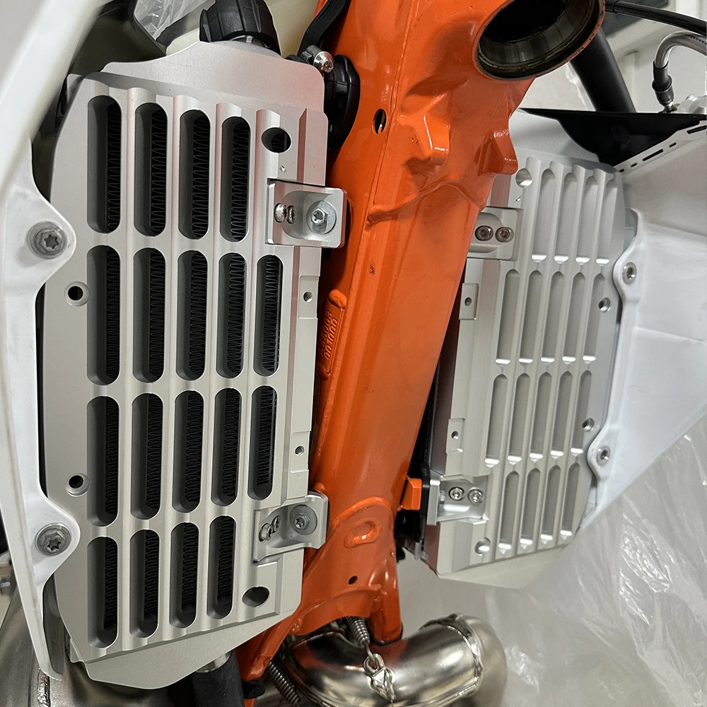 ラジエーターガードグリルカバープロテクター、ktm 300、xc、xcf